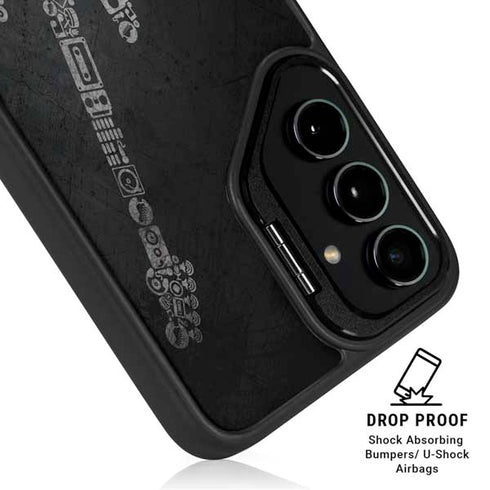 Guitar Pattern Galaxy S24 Ultra Kickstand Case