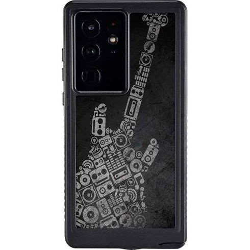 Guitar Pattern Galaxy S24 Ultra Waterproof Case