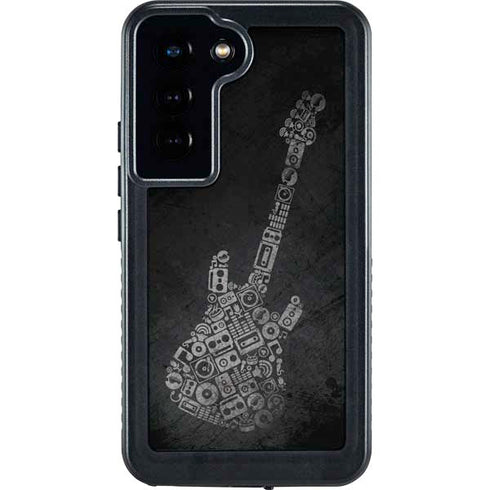 Guitar Pattern Galaxy S24 Waterproof Case