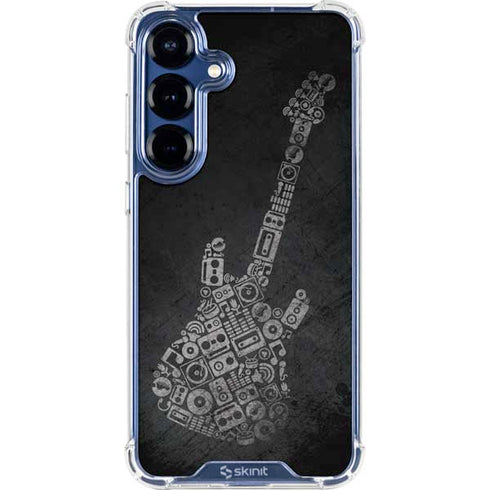 Guitar Pattern Galaxy S25 Plus Clear Case