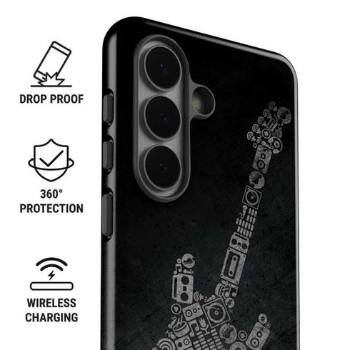 Guitar Pattern Galaxy S26 Plus Impact Case
