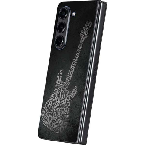 Guitar Pattern Galaxy Z Fold5 5G Skin