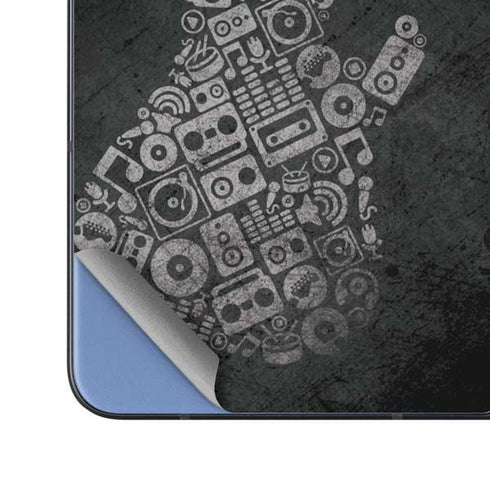 Guitar Pattern Galaxy Z Fold5 5G Skin