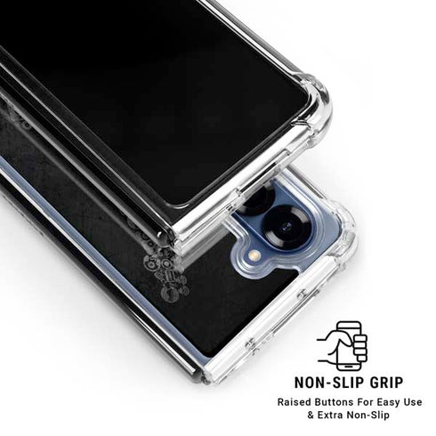 Guitar Pattern Galaxy Z Fold6 Clear Case