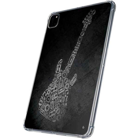 Guitar Pattern iPad Pro 11in (2024) Clear Case