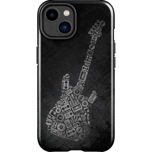 Guitar Pattern iPhone 15 Impact Case