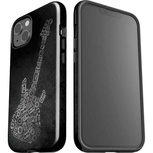 Guitar Pattern iPhone 15 Impact Case