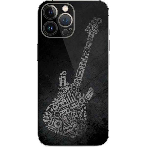 Guitar Pattern iPhone 15 Pro Max Skin