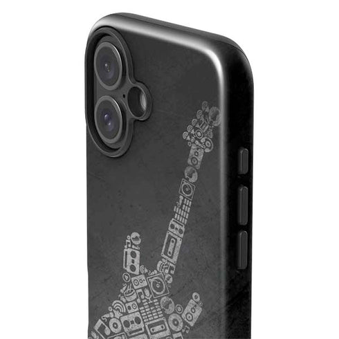 Guitar Pattern iPhone 16 Impact Case