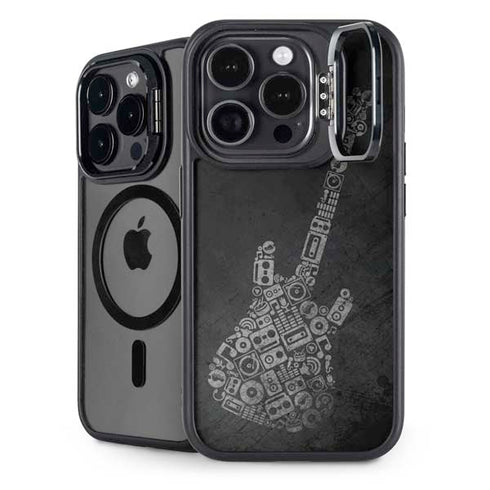 Guitar Pattern iPhone 16 Pro Kickstand Case