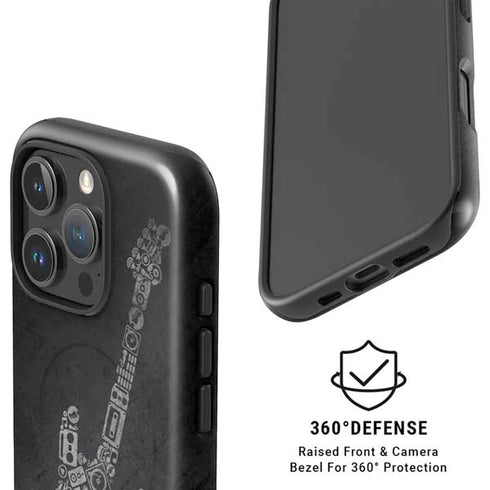 Guitar Pattern iPhone 16 Pro Magsafe Impact Case