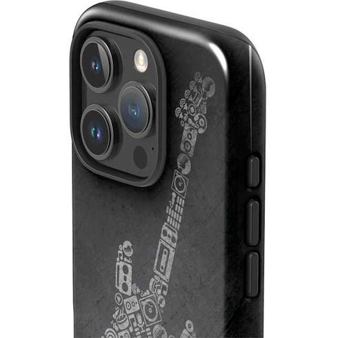 Guitar Pattern iPhone 16 Pro Max Impact Case