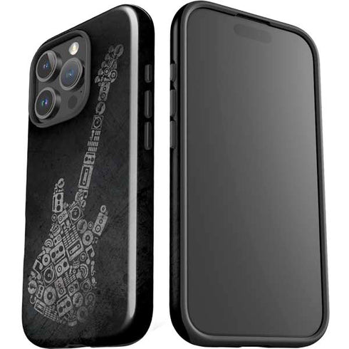 Guitar Pattern iPhone 16 Pro Max Impact Case