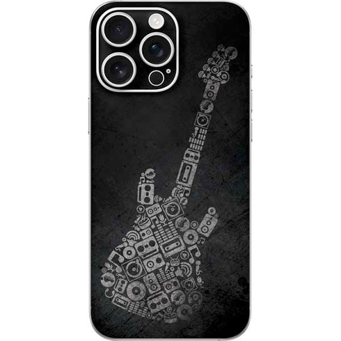 Guitar Pattern iPhone 16 Pro Max Skin