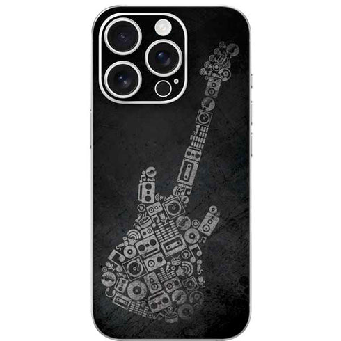Guitar Pattern iPhone 16 Pro Skin