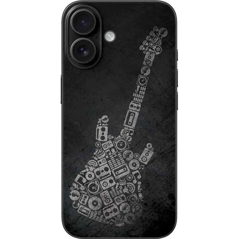 Guitar Pattern iPhone 16 Skin