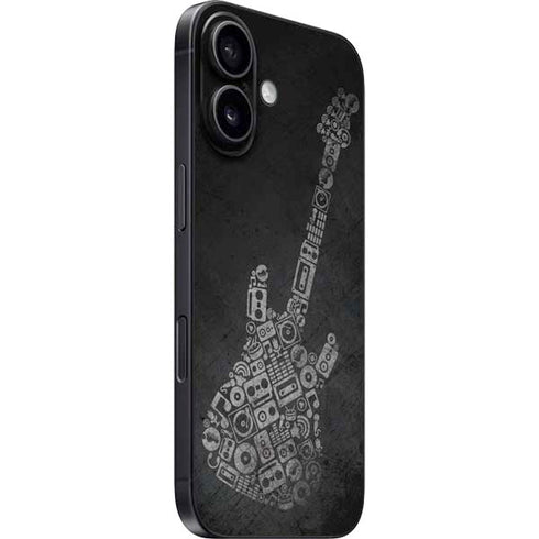 Guitar Pattern iPhone 16 Skin