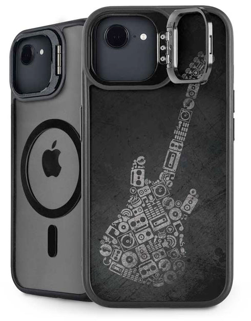 Guitar Pattern iPhone 16e Kickstand Case