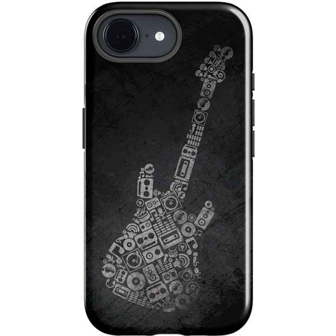 Guitar Pattern iPhone 16e Impact Case