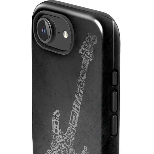 Guitar Pattern iPhone 16e Impact Case