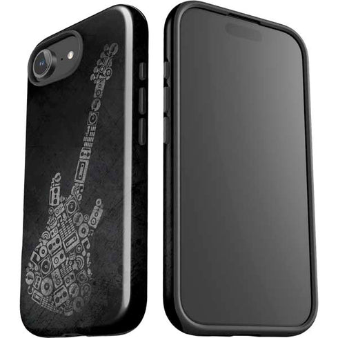 Guitar Pattern iPhone 16e Impact Case