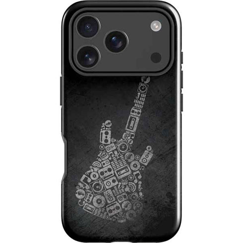 Guitar Pattern iPhone 18 Pro Impact Case