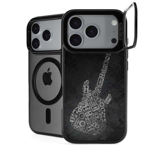 Guitar Pattern iPhone 18 Pro Kickstand Case