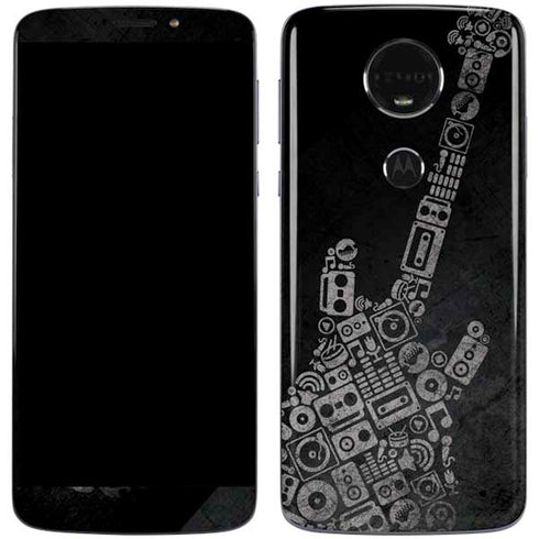 Guitar Pattern Moto E5 Plus Skin