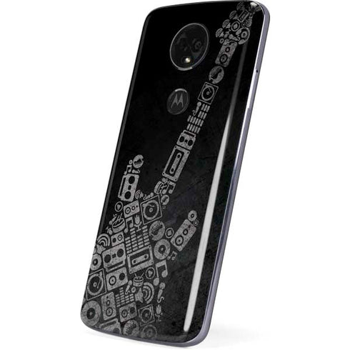 Guitar Pattern Moto E5 Plus Skin