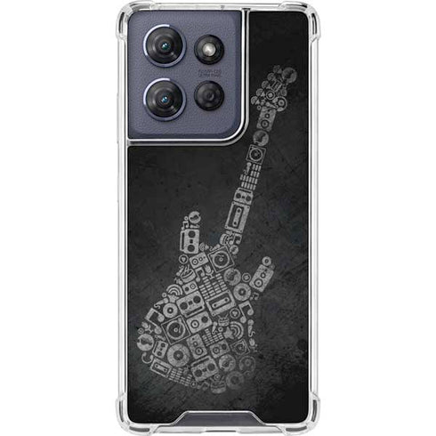 Guitar Pattern Moto G 5G (2025) Clear Case