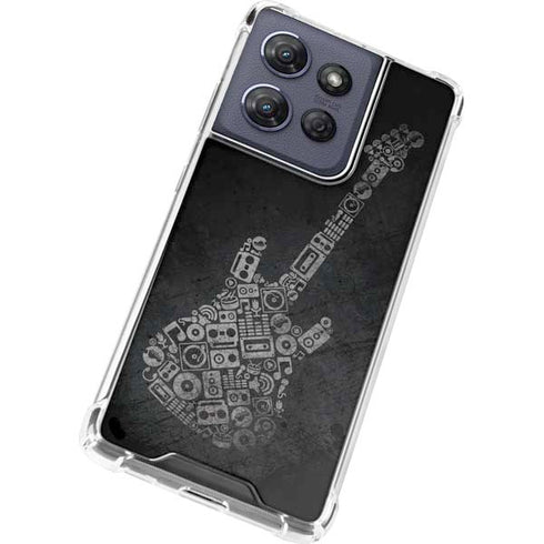 Guitar Pattern Moto G 5G (2025) Clear Case