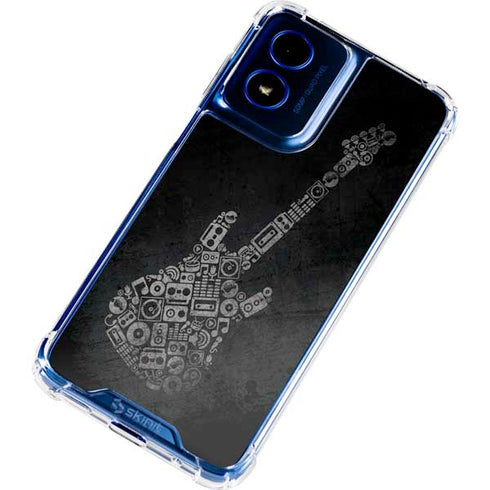 Guitar Pattern Moto G Play 4G (2024) Clear Case