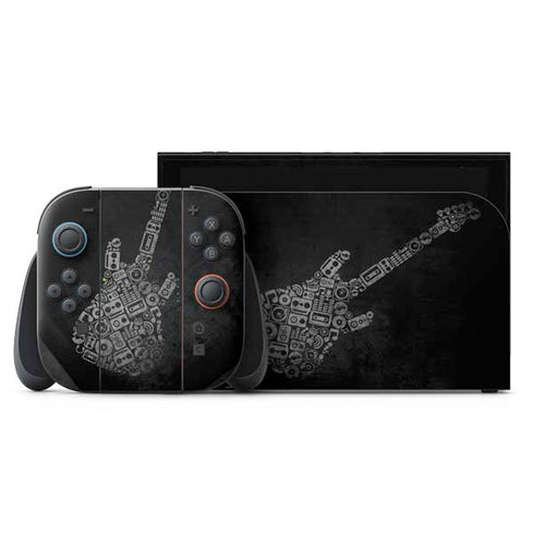 Guitar Pattern Nintendo Skins