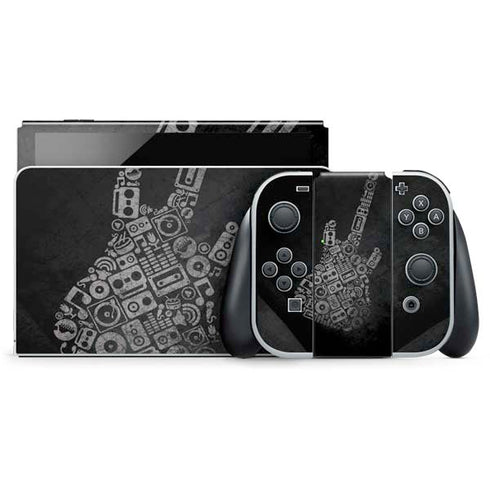 Guitar Pattern Nintendo Skins