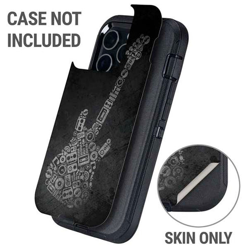 Guitar Pattern Otterbox Defender iPhone Skin