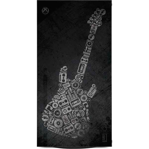 Guitar Pattern XBox Series X Digital Edition Console Skin