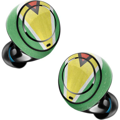Guyana Flag Distressed Amazon Echo Buds Skin