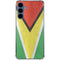 Guyana Flag Distressed Galaxy A35 5G Clear Case