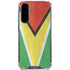Guyana Flag Distressed Galaxy A36 5G Clear Case