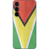 Guyana Flag Distressed Galaxy A55 5G Skin