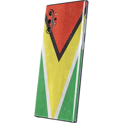 Guyana Flag Distressed Galaxy Note 10 Plus Skin