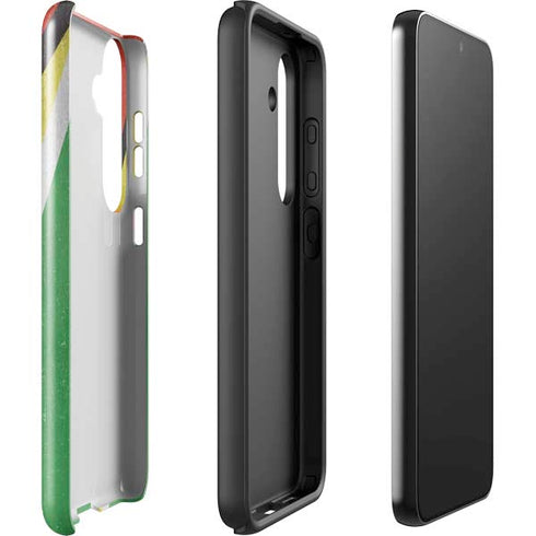Guyana Flag Distressed Galaxy S25 Impact Case