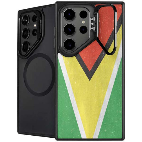 Guyana Flag Distressed Galaxy Cases