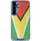 Guyana Flag Distressed Galaxy S25 Plus Clear Case