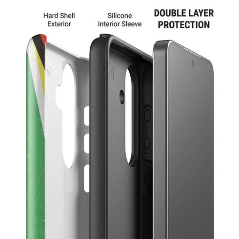 Guyana Flag Distressed Galaxy S26 Impact Case