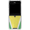 Guyana Flag Distressed Galaxy Z Flip6 Clear Case