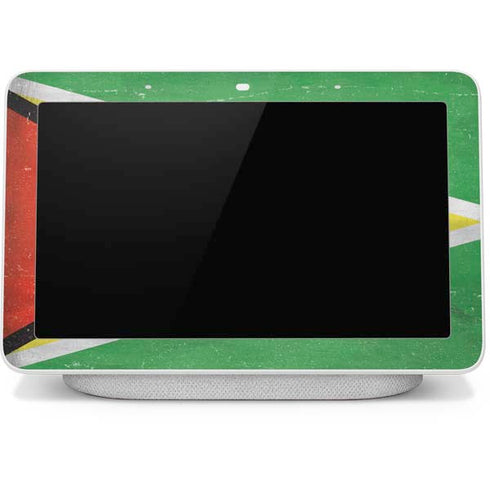 Guyana Flag Distressed Google Home Hub Skin