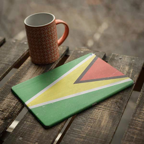 Guyana Flag Distressed iPad Skins