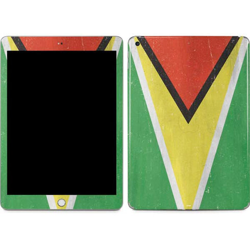 Guyana Flag Distressed Apple iPad Skin