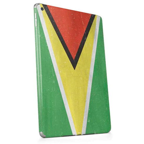 Guyana Flag Distressed Apple iPad Skin